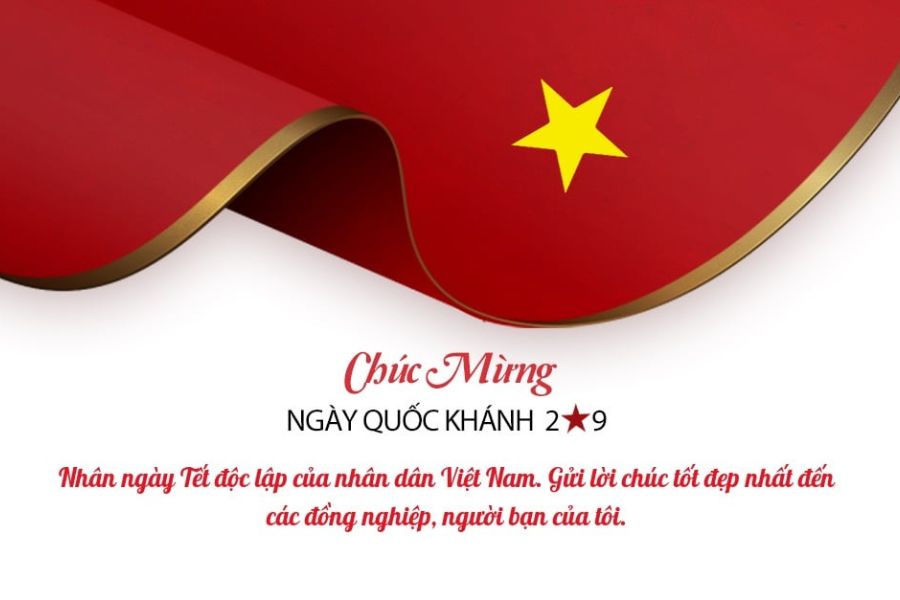 Thiệp chúc mừng 2/9
