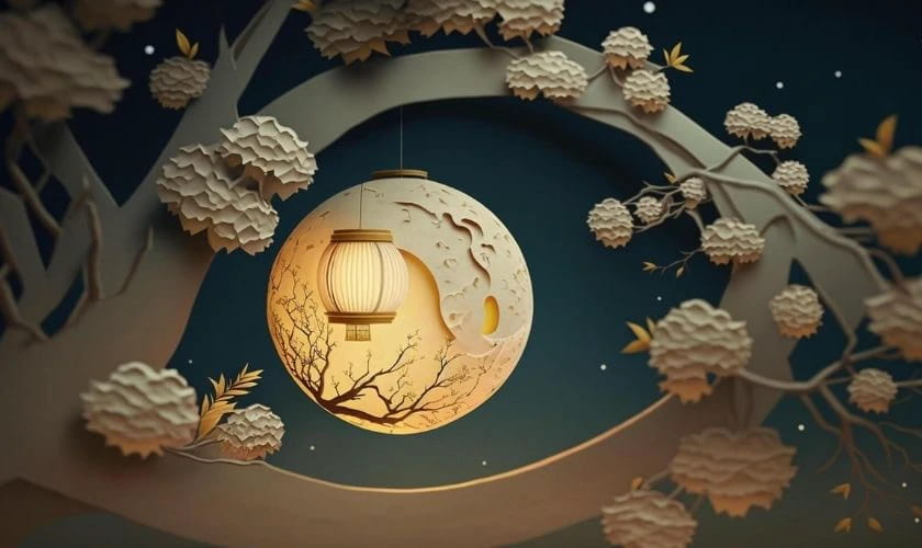 Background trung thu đẹp