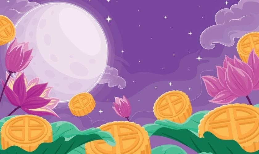 Background trung thu đẹp