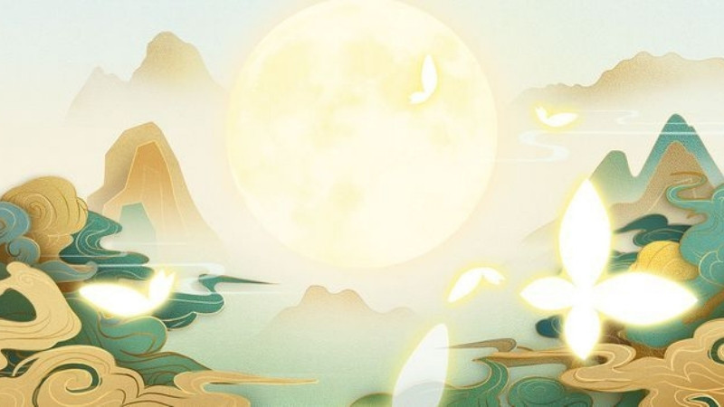 Background trung thu đẹp