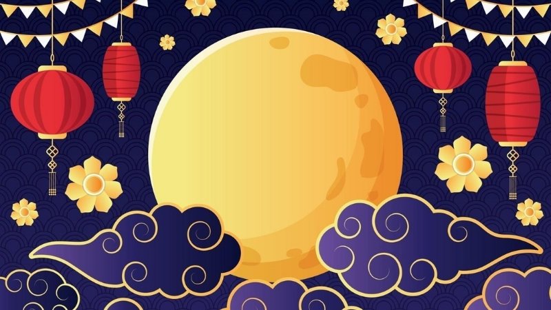 Background trung thu đẹp