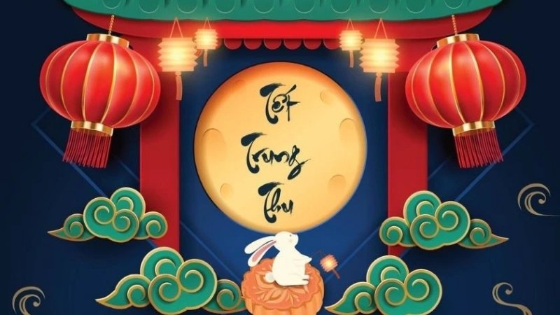 Background trung thu đẹp