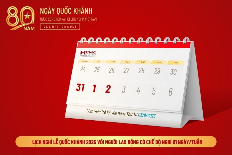 Lịch nghỉ lễ 2/9