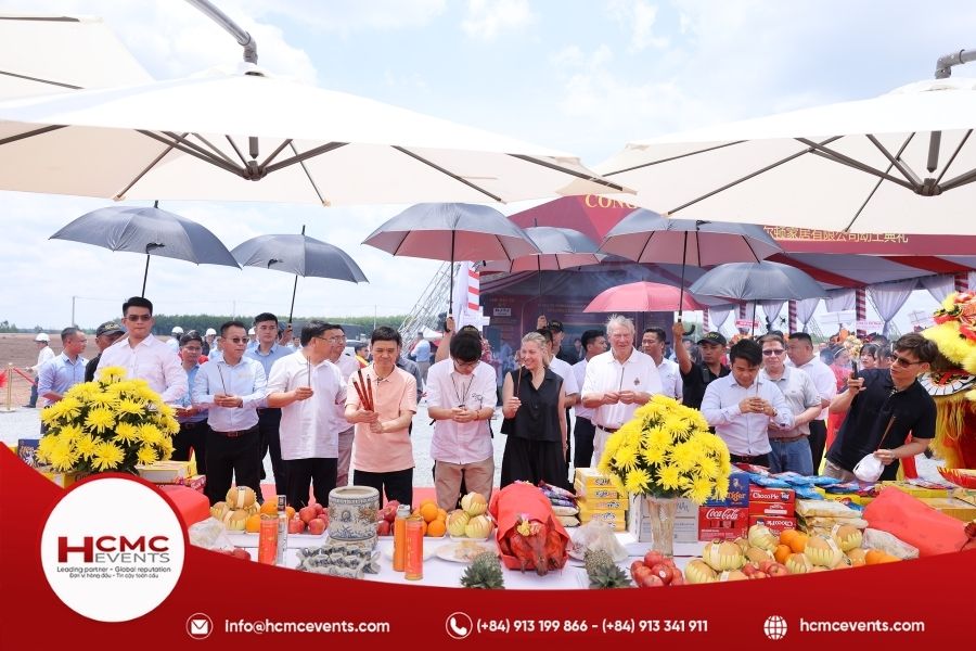 Chuẩn bị mâm cúng động thổ