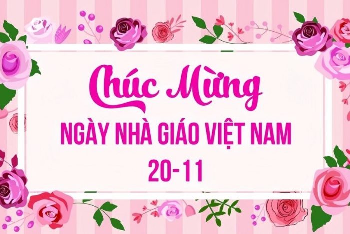 35+ mẫu background 20/11 đẹp mắt, sáng tạo