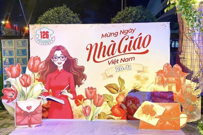 Ý tưởng trang trí 20/11 ấn tượng cho sự kiện tri ân thầy cô