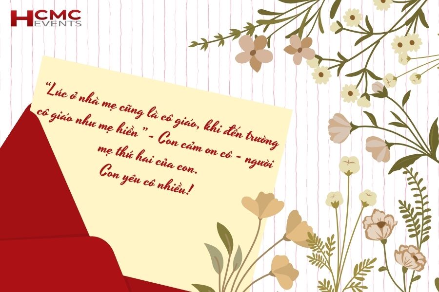 Lời cảm ơn 20/11