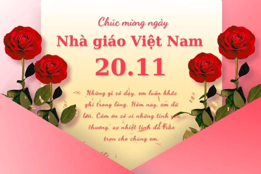 Thiệp 20/11