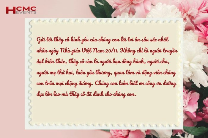 Mẫu 15 lời ngỏ 20/11 hay, ý nghĩa cho báo tường, tập san