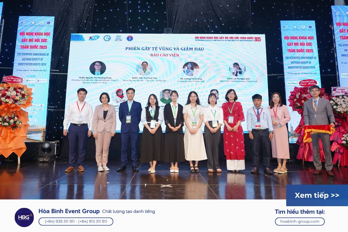 Hội nghị khoa học gây mê hồi sức toàn quốc 2025