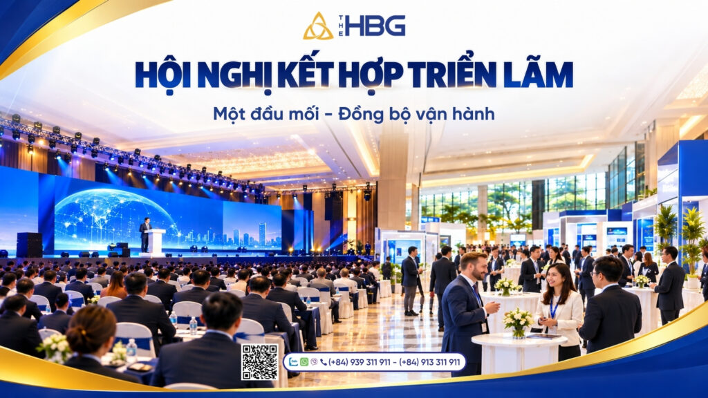 THE HBG M.I.C.E – HỘI NGHỊ KẾT HỢP TRIỂN LÃM: NHIỀU KHÔNG GIAN, MỘT KẾ HOẠCH XUYÊN SUỐT