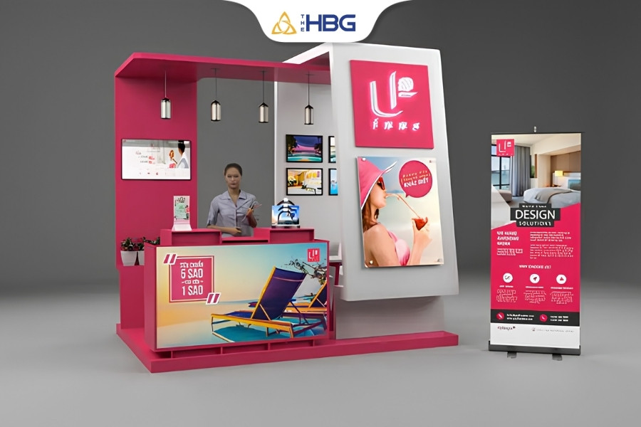 Exhibition booth design & 3D visualization