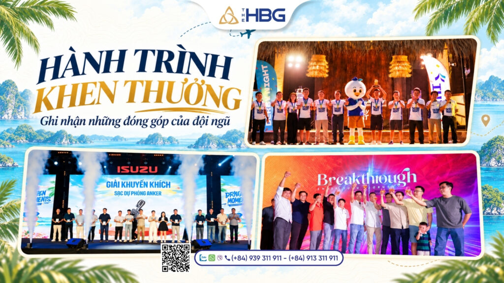 THE HBG TOURIST – HÀNH TRÌNH KHEN THƯỞNG GHI NHẬN ĐÓNG GÓP TỪ ĐỘI NGŨ